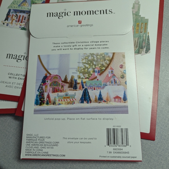 American Greetings Modern Merry Village Complete Set - Picture 3 of 12
